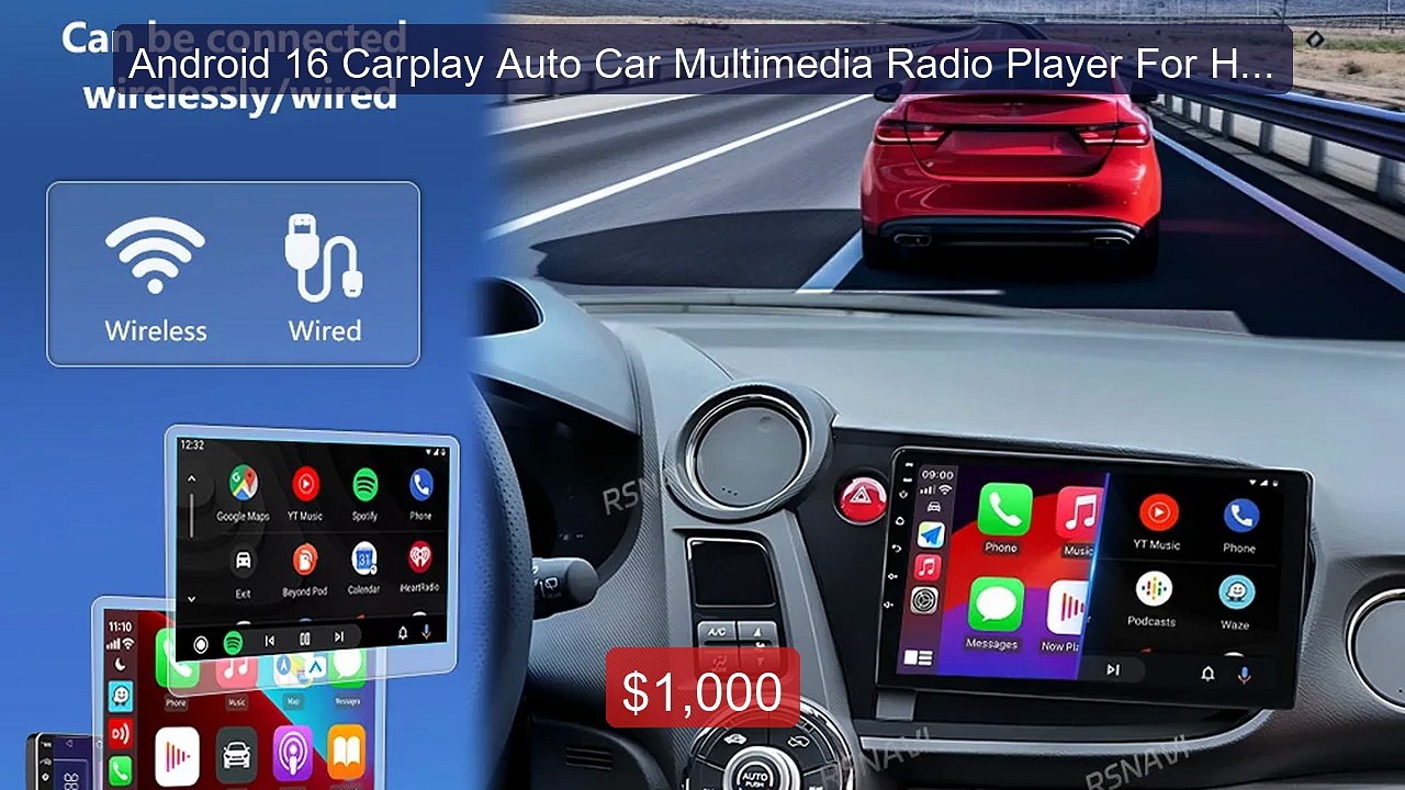 Android 16 Carplay Auto Car Multimedia Radio Player For HONDA ... -- Hot Deal 2026 | Limited Offer!