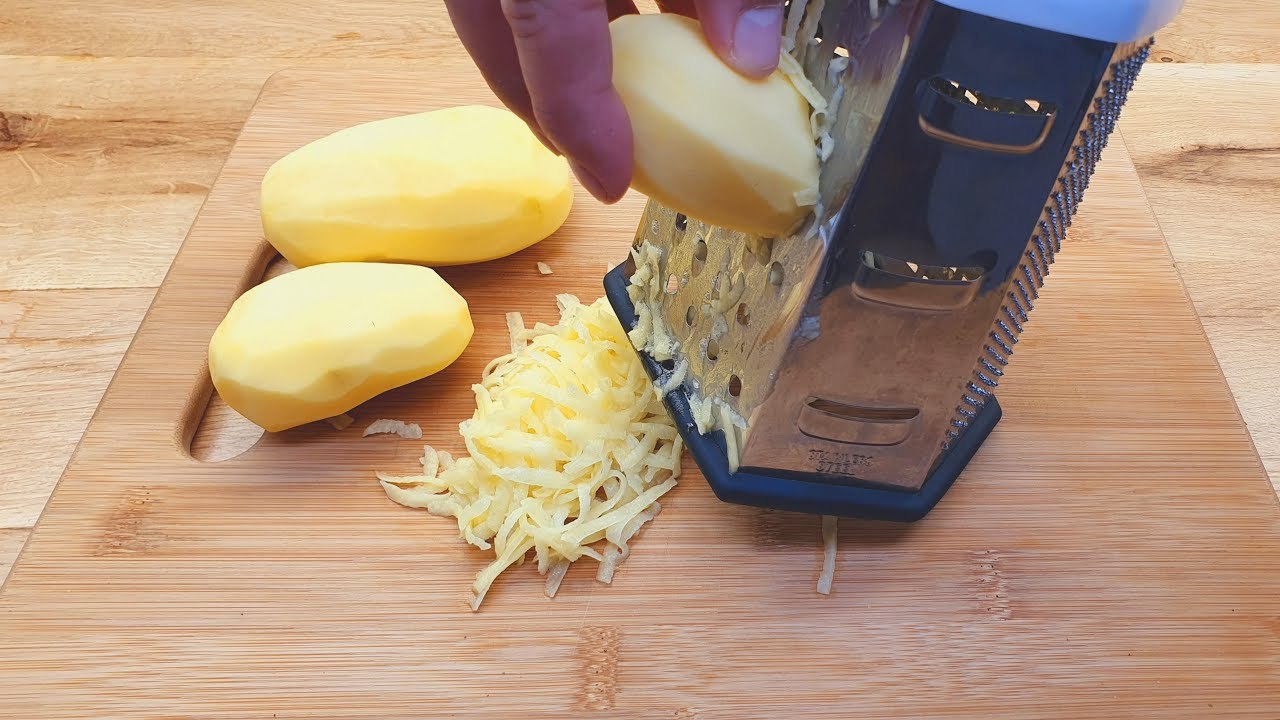 Schnelles Kartoffel Rezepte in Minuten! Kartoffeln, Ei und Käse und fertig ist das Abendessen!