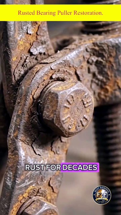 Rusted Bearing Puller Restoration.