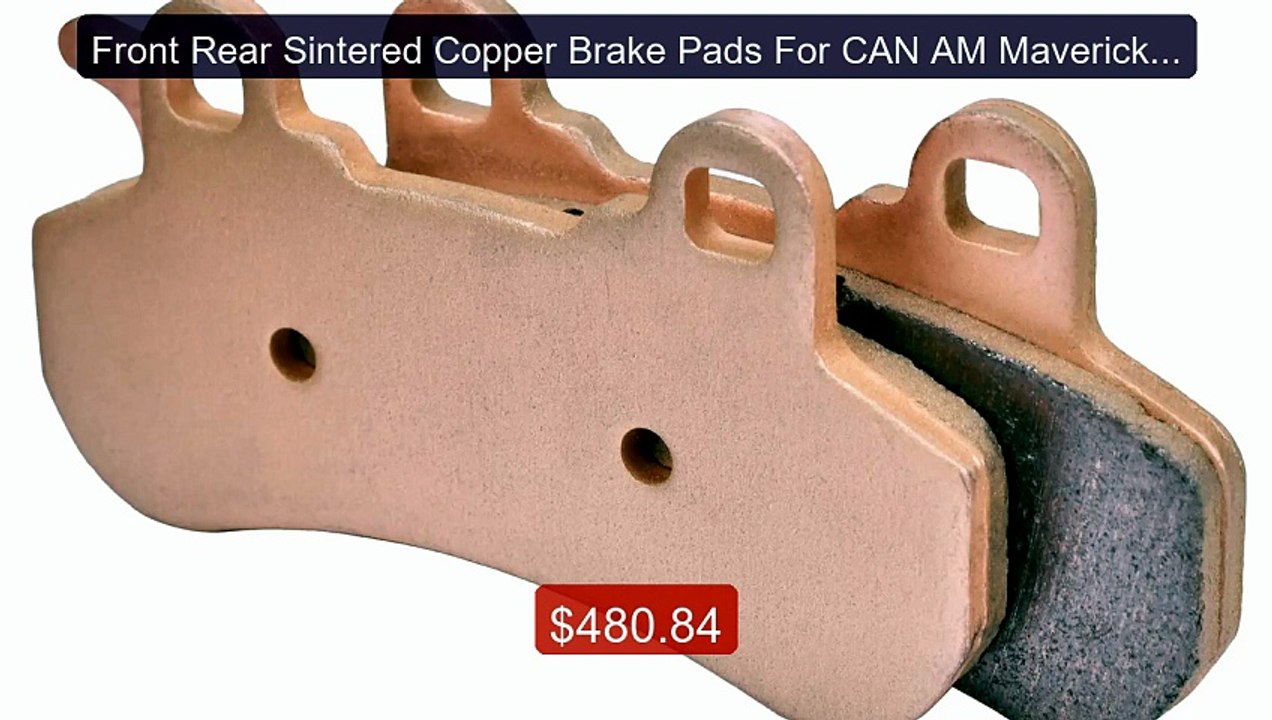 Front Rear Sintered Copper Brake Pads For CAN AM Maverick X3 ... -- Amazing Value 2026 | Must Have!