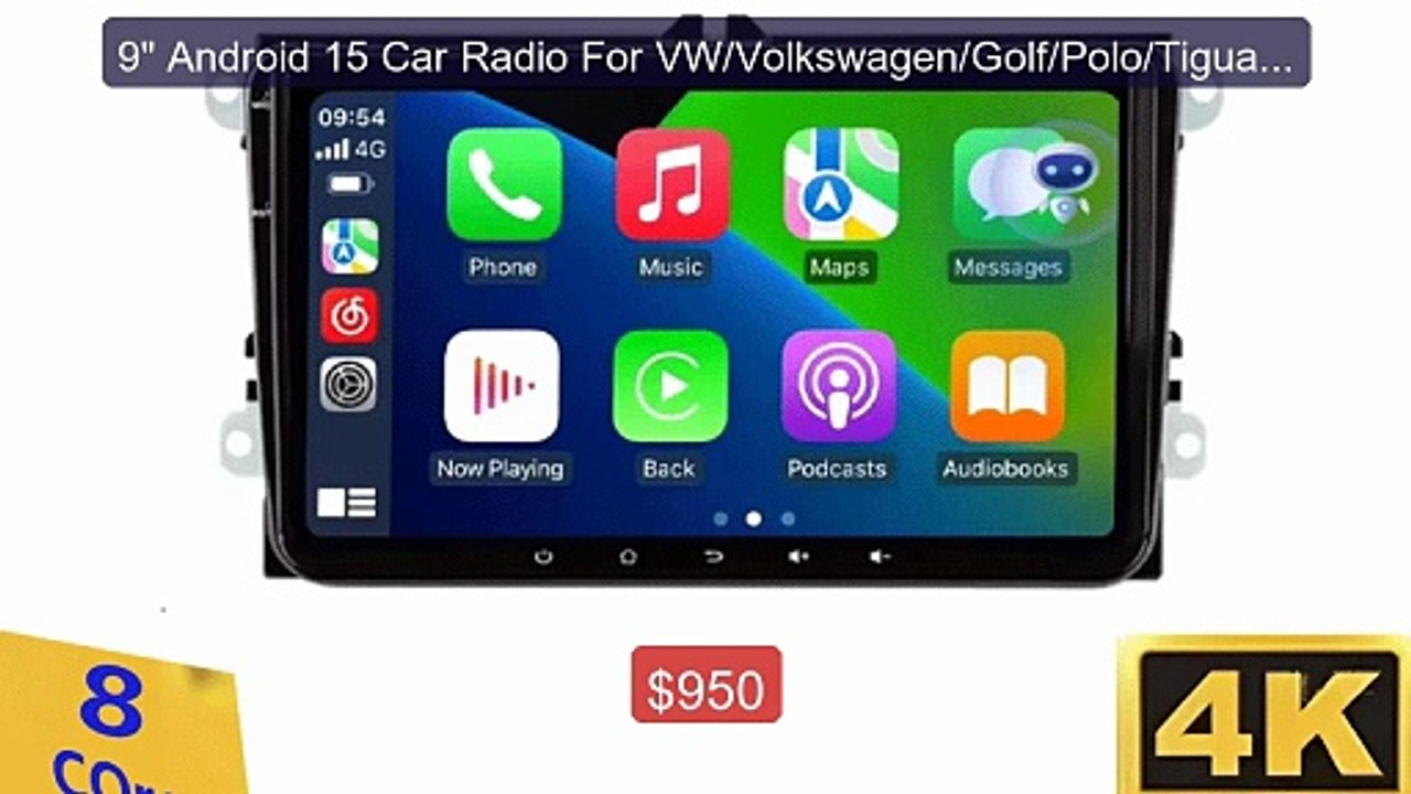 9" Android 15 Car Radio For VW/Volkswagen/Golf/Polo/Tiguan/... -- Top Pick 2026 | Unbeatable Price!