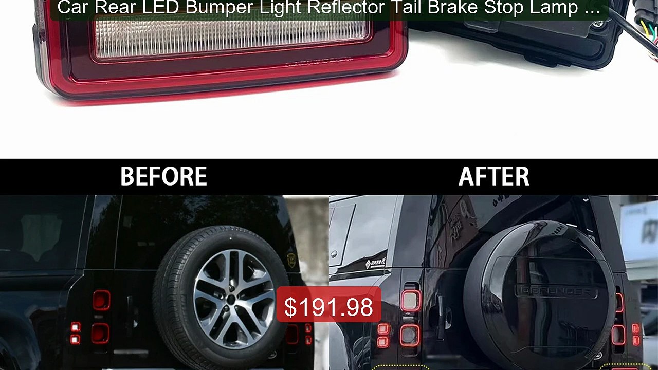 Car Rear LED Bumper Light Reflector Tail Brake Stop Lamp Turn Signa... -- Top Rated 2026 | Buy Now!