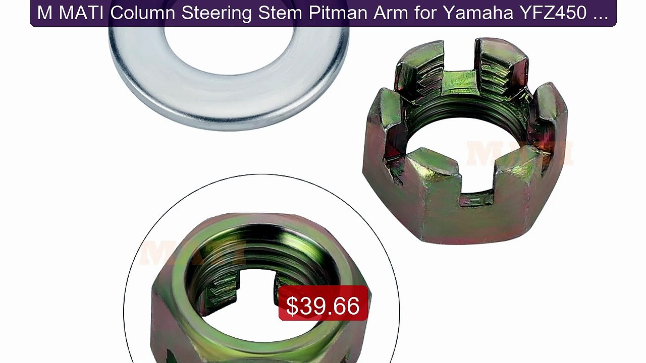 M MATI Column Steering Stem Pitman Arm for Yamaha YFZ450 2004-... -- Hot Deal 2026 | Limited Offer!