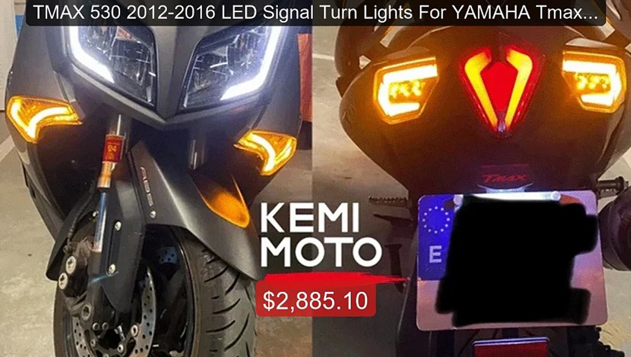 TMAX 530 2012-2016 LED Signal Turn Lights For Y...
