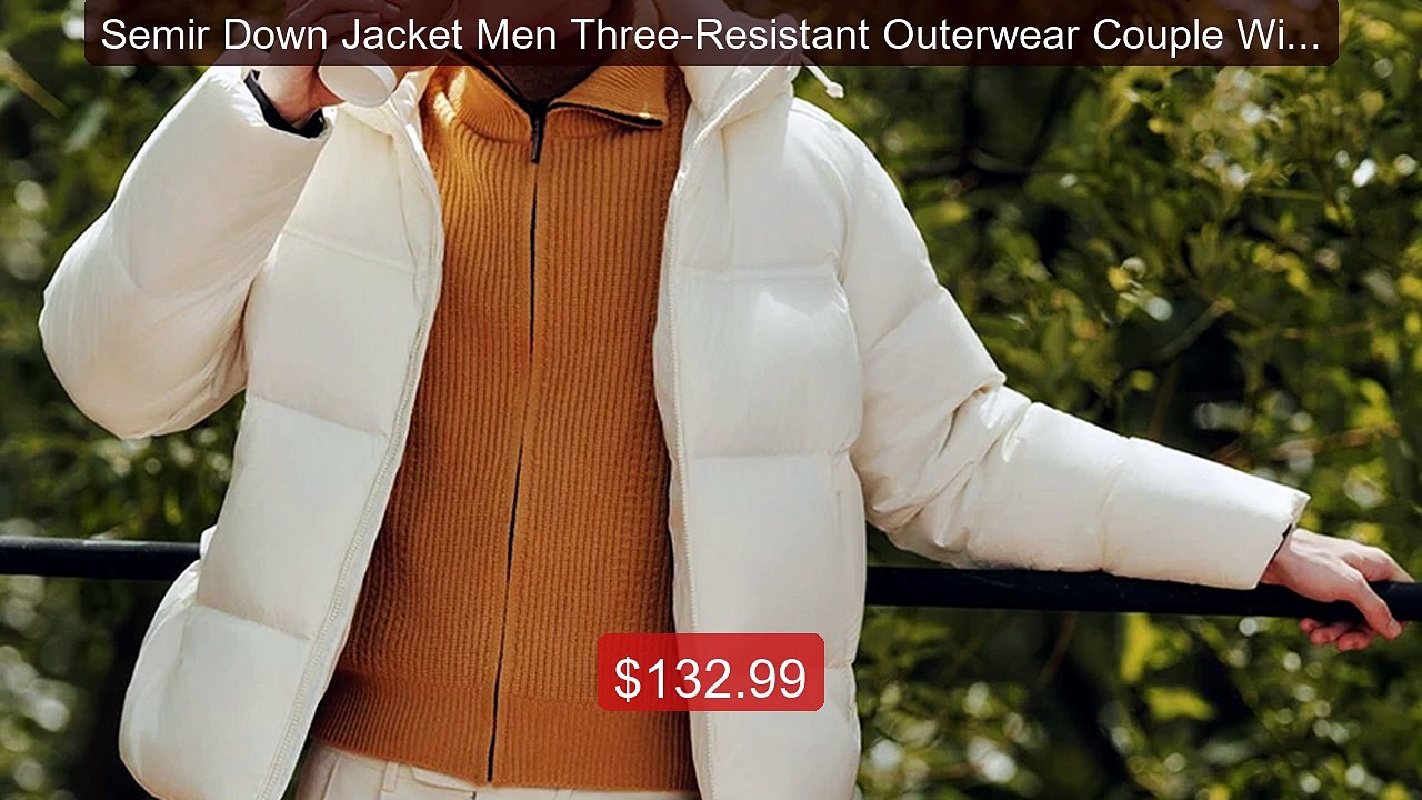 Semir Down Jacket Men Three-Resistant Outerwear Couple Wint... -- Top Pick 2026 | Unbeatable Price!