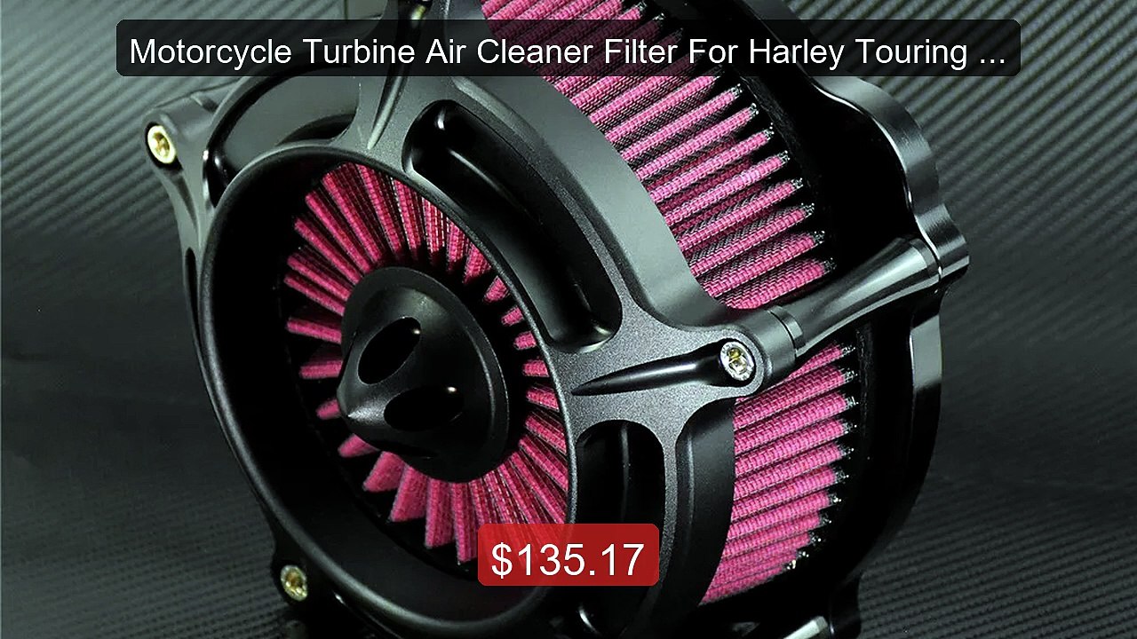 Motorcycle Turbine Air Cleaner Filter For Harley Touring Road King ... -- Top Rated 2026 | Buy Now!