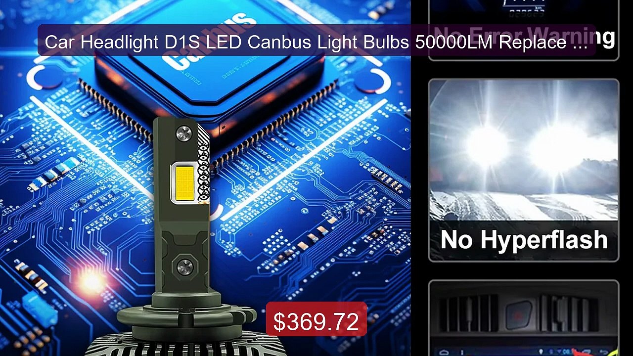Car Headlight D1S LED Canbus Light Bulbs 50000LM Replace HID L... -- Hot Deal 2026 | Limited Offer!
