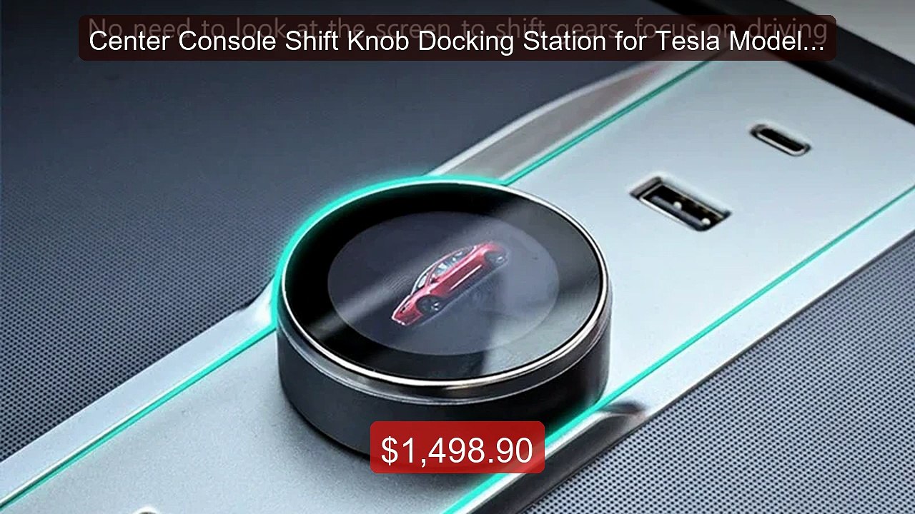 Center Console Shift Knob Docking Station for Tesla Model Y Ju... -- Hot Deal 2026 | Limited Offer!