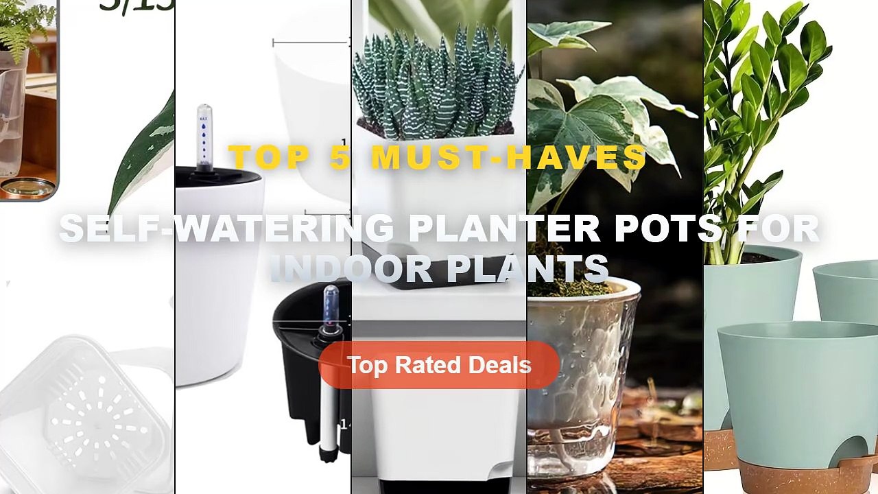 Ultimate Guide to the Best Self-Watering Plante...