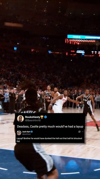 Josh Hart isn't afraid to say Stephon Castle was wide open on the final play of Game 4