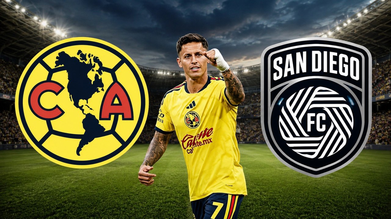 América abre marcador con gol Brian Rodríguez y...