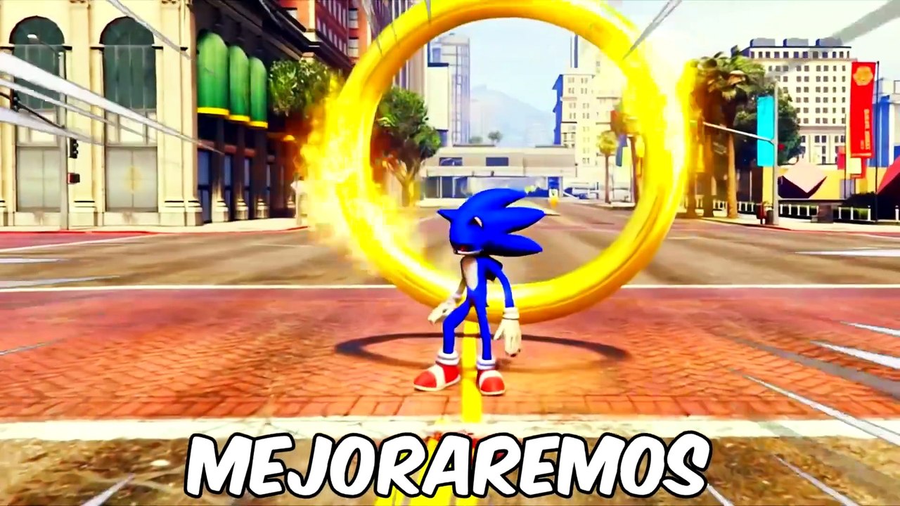 Mejorando a SONIC.EXE en el MAS FUERTE en GTA 5 !! (Sonic Movie mod)