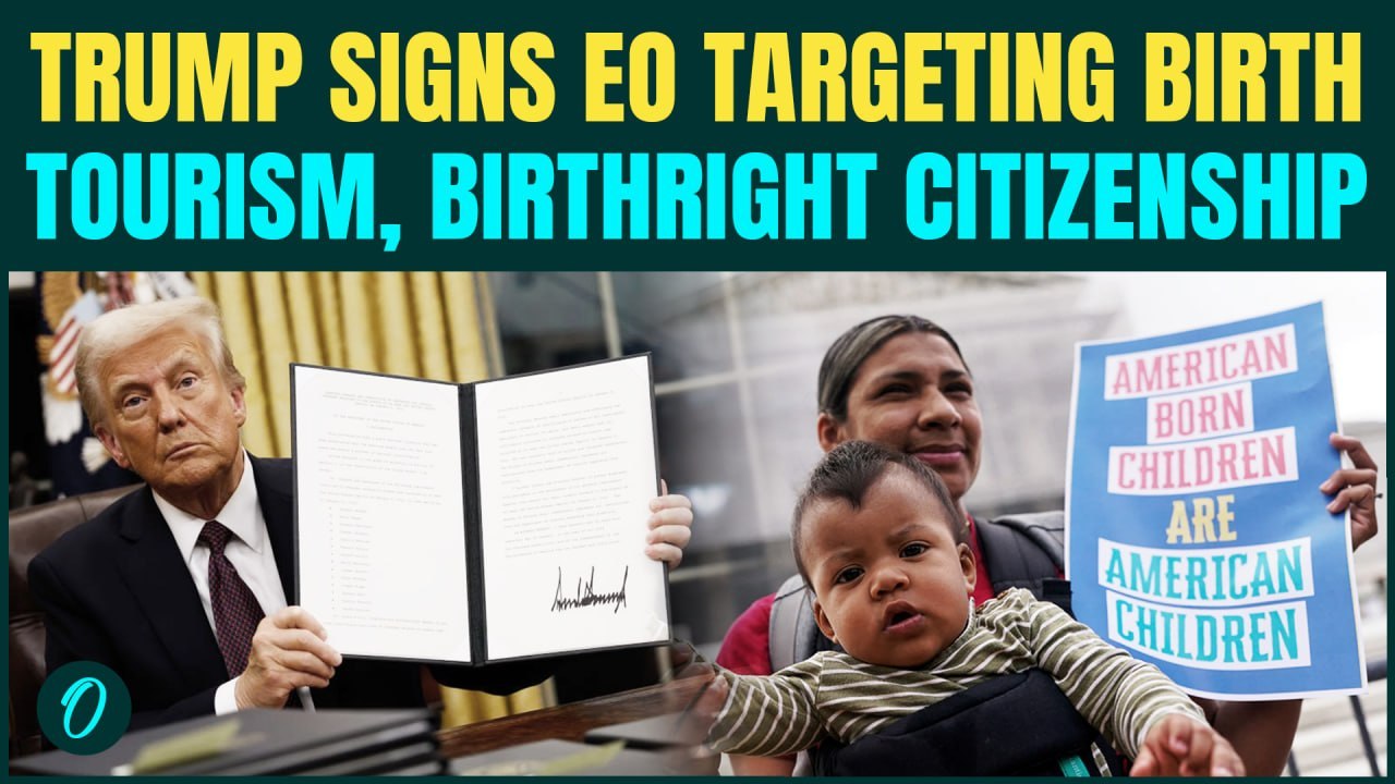 Trump Signs ORDER Limiting Birthright Citizenship, Targets Birth Tourism After Supreme Court SETBACK