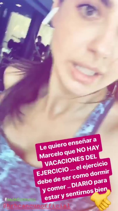 Michelle Renaud y su rutina de ejercicio en el verano