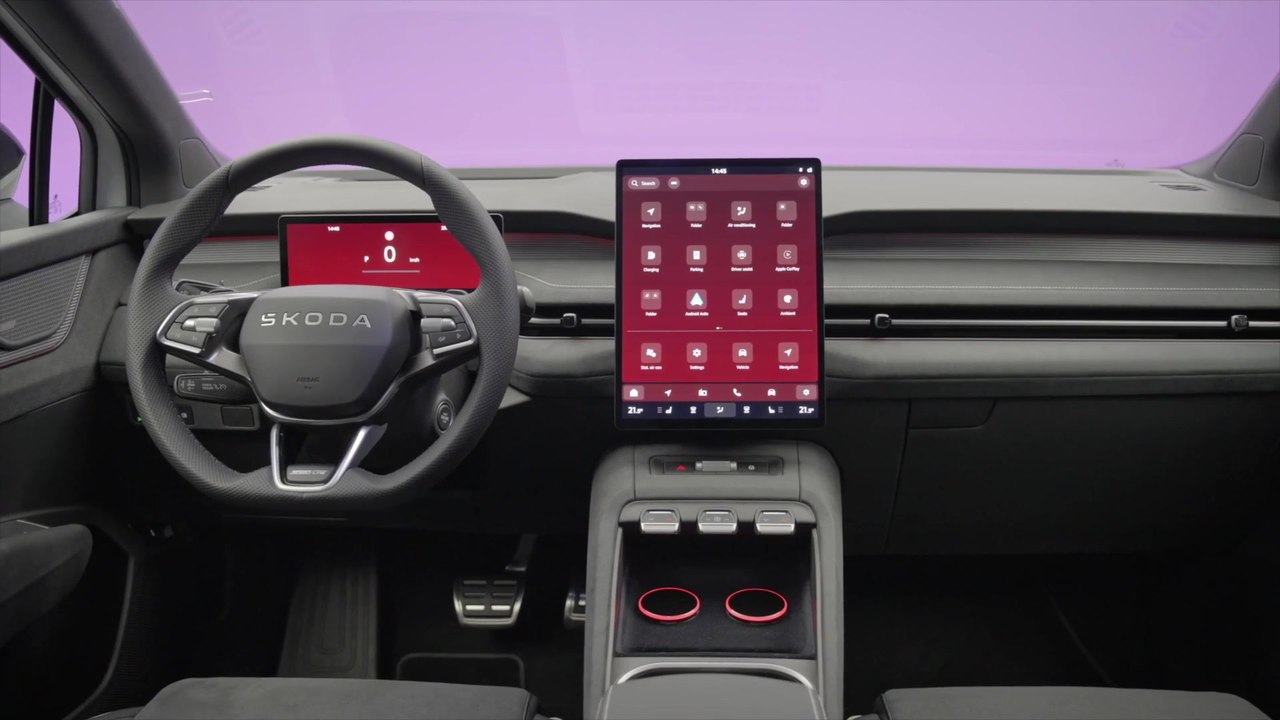 Der Škoda Peaq - Konnektivität - vertikales Infotainment-Display und ein Sonos Premium-Soundsystem heben den Peaq heraus