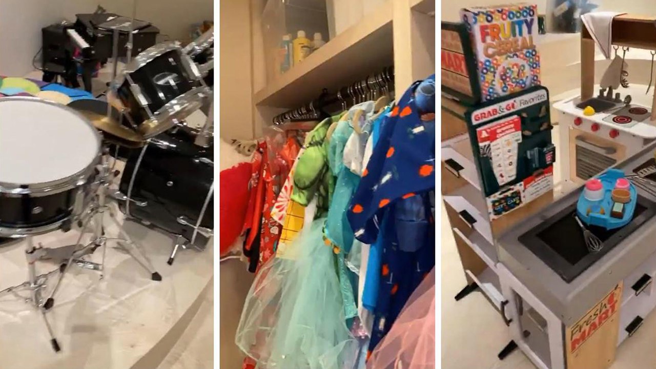 La increíble sala de juegos de los ijos de Kim Kardasian