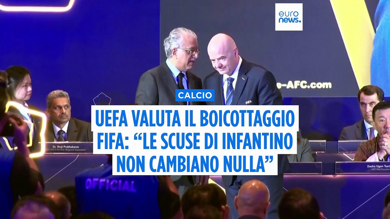 UEFA pronta a boicottare gli eventi FIFA: “Le scuse di Infantino non cambiano nulla”