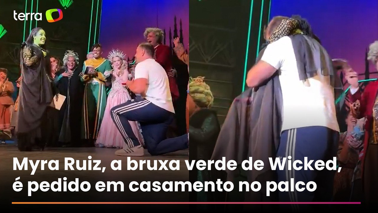 Elphaba em ‘Wicked’, Myra Ruiz é pedida em casamento no palco