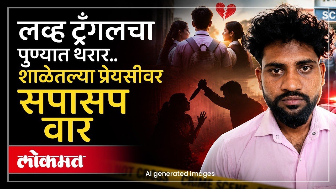 पुण्यात लव्ह ट्रँगलचा थरार! प्रेयसीच्या दुसऱ्या प्रियकराचा खून | Pune Love Triangle Crime News