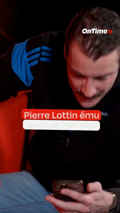 Pierre Lottin ému après un message de François Damiens