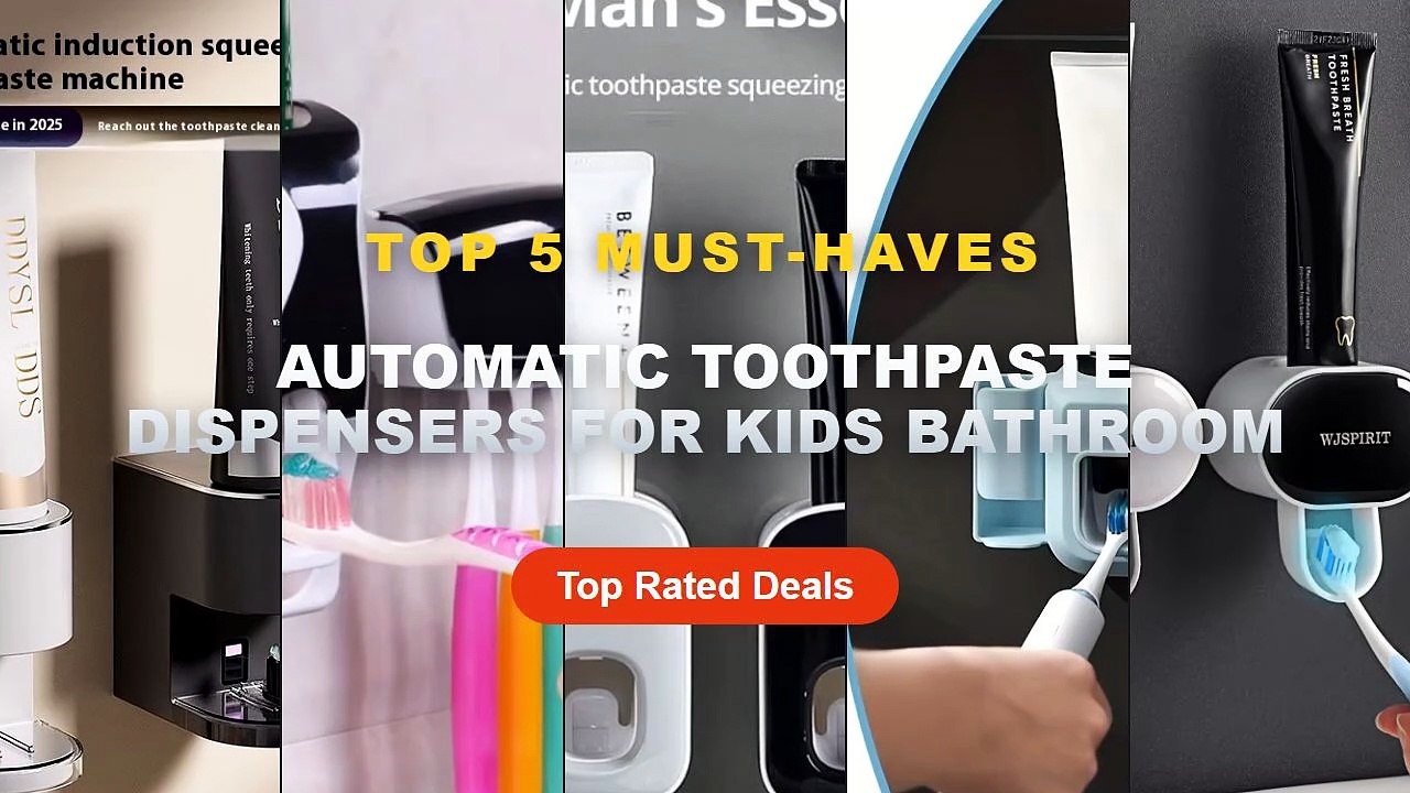 Don't Buy Automatic Toothpaste Dispensers For Kids Bathroom Before Watching This! - Creative Automatic Toothpaste Dispen...