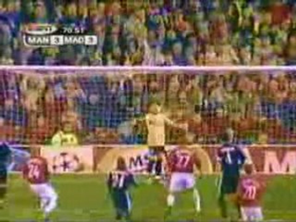 David beckham free kick goal against real madrid