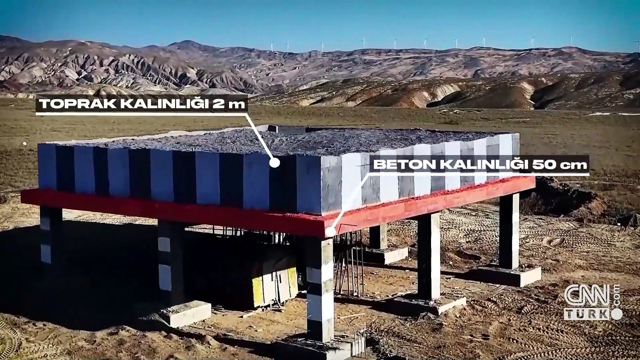 Sığınak delici TOLUN P göreve hazır