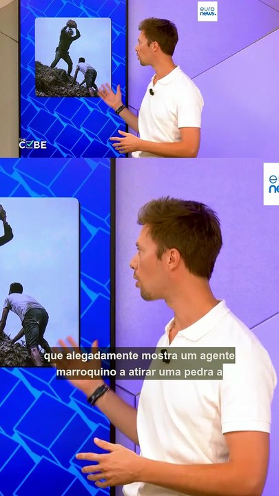 Vídeos antigos e imagens geradas por IA proliferam online sobre passagens para Ceuta