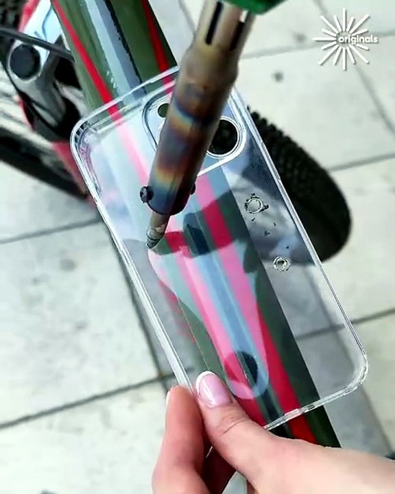 Phone holder hack for cyclists 🚴‍♂️📱
