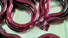 Special Shape Ruby Halogen Infrared Heat Lamps Infrared Heating Element 150mm 1300w