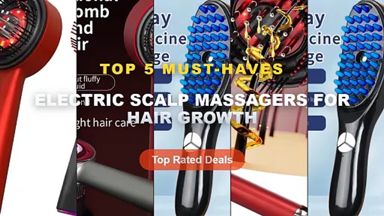 Ultimate Guide to the Best Electric Scalp Massagers For Hair Growth - Electric Spray Massage Comb Hair Growth Vibration ...
