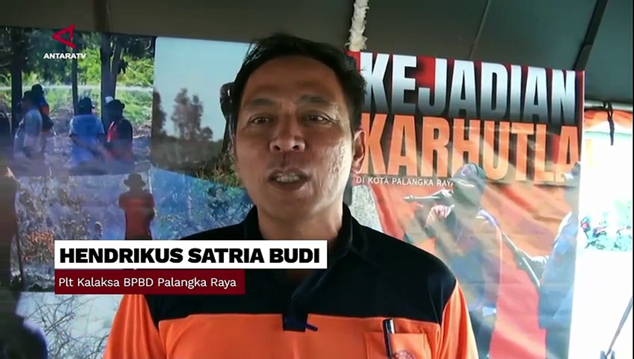Pemadaman Kebakaran Hutan di Palangka Raya Terkendala Minimnya Sumber Air