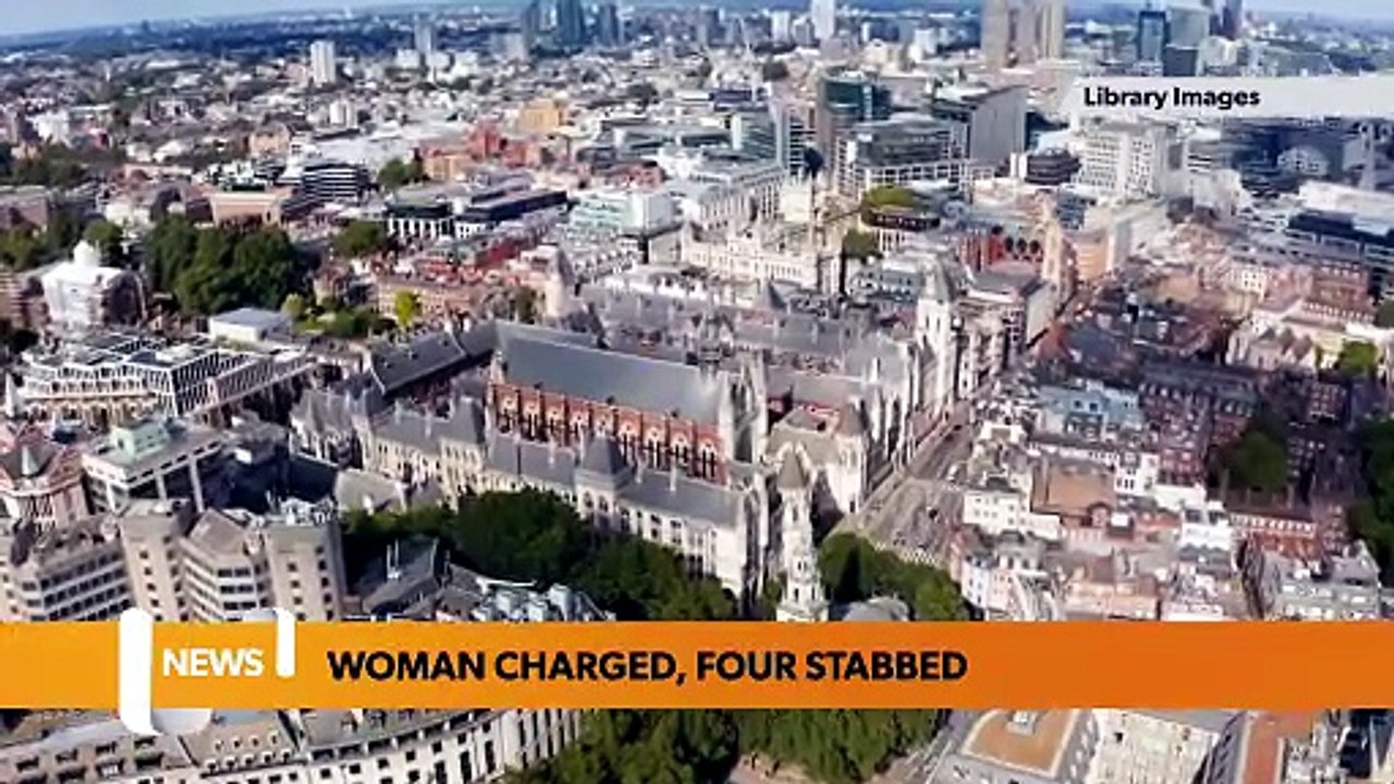 Woman charged with wounding after four men stabbed in Covent Garden
