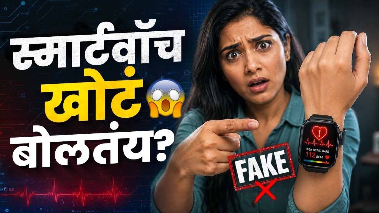 स्मार्टवॉच नेहमी खरं सांगतं का? | Smart watch | Health Tips