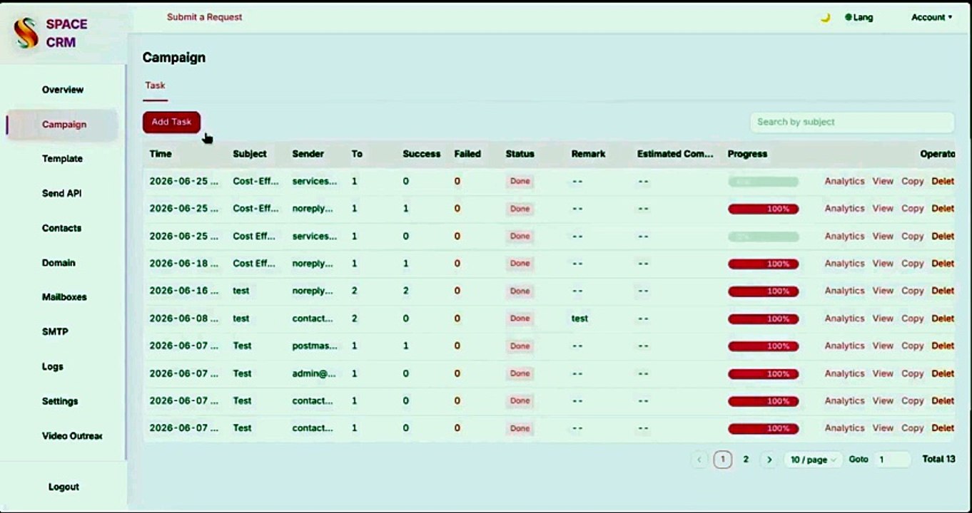 SpaceCRM Full Walkthrough: Syncing Cold Email, LinkedIn & WhatsApp Automation