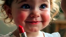 Hilarious Toddler Gives Mom a Makeup Makeover