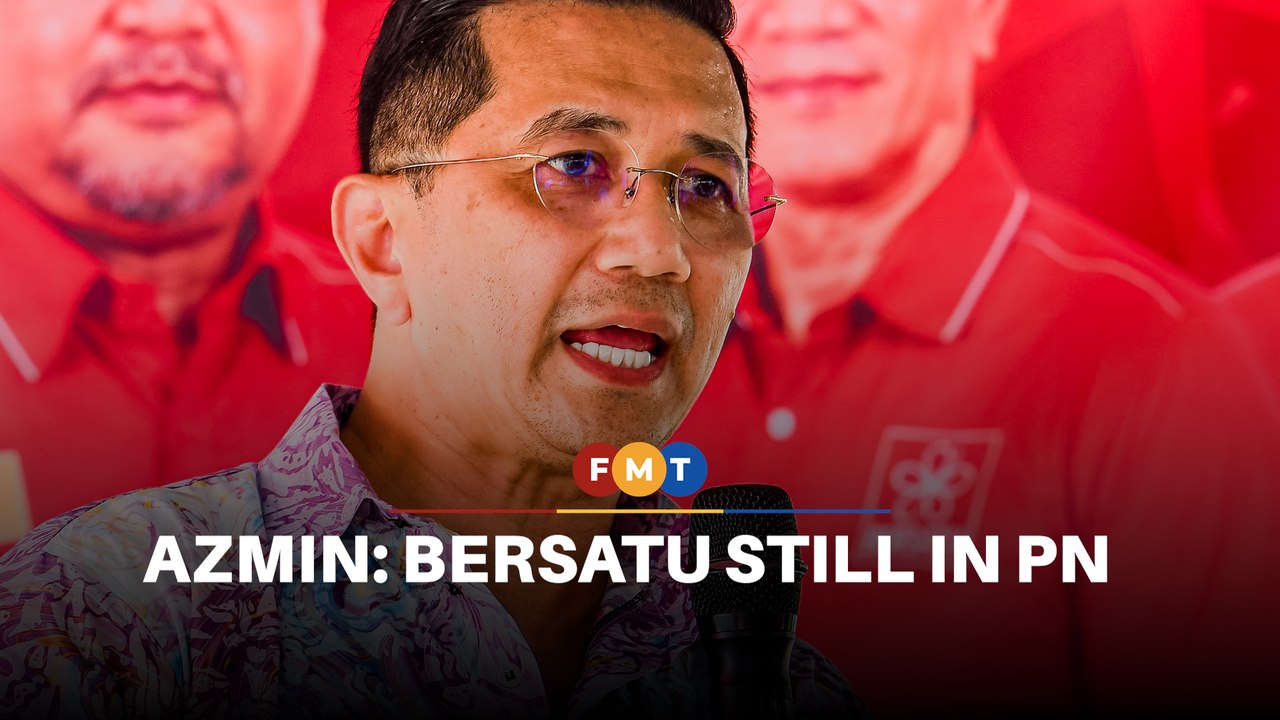 Hadi wrong to say Bersatu automatically out of PN, says Azmin