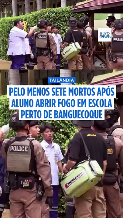 Tailândia: pelo menos sete mortos após aluno abrir fogo em casa e escola perto de Banguecoque