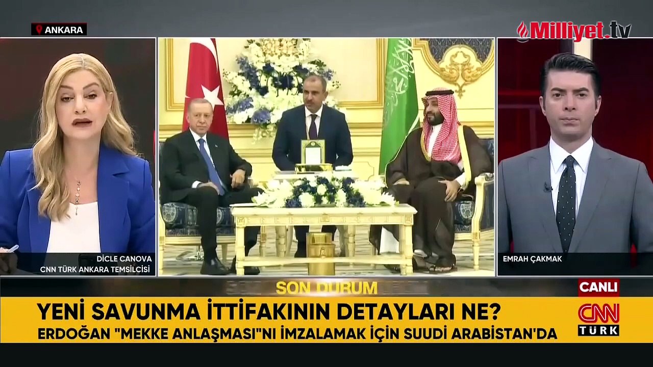 Cumhurbaşkanı Erdoğan Suudi Arabistan'da! 3 ülke 'Mekke Savunma Anlaşması'na imza attı