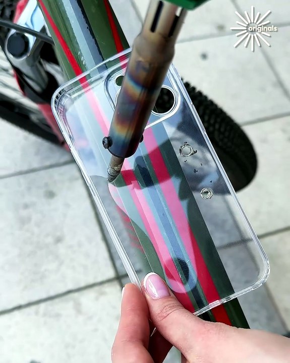 Phone holder hack for cyclists 🚴‍♂️📱