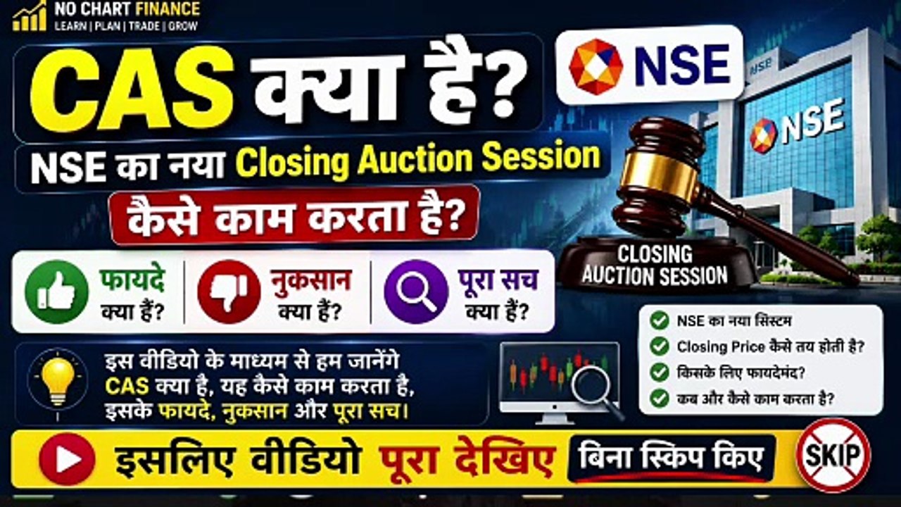 CAS क्या है? | NSE का नया Closing Auction Sessi...