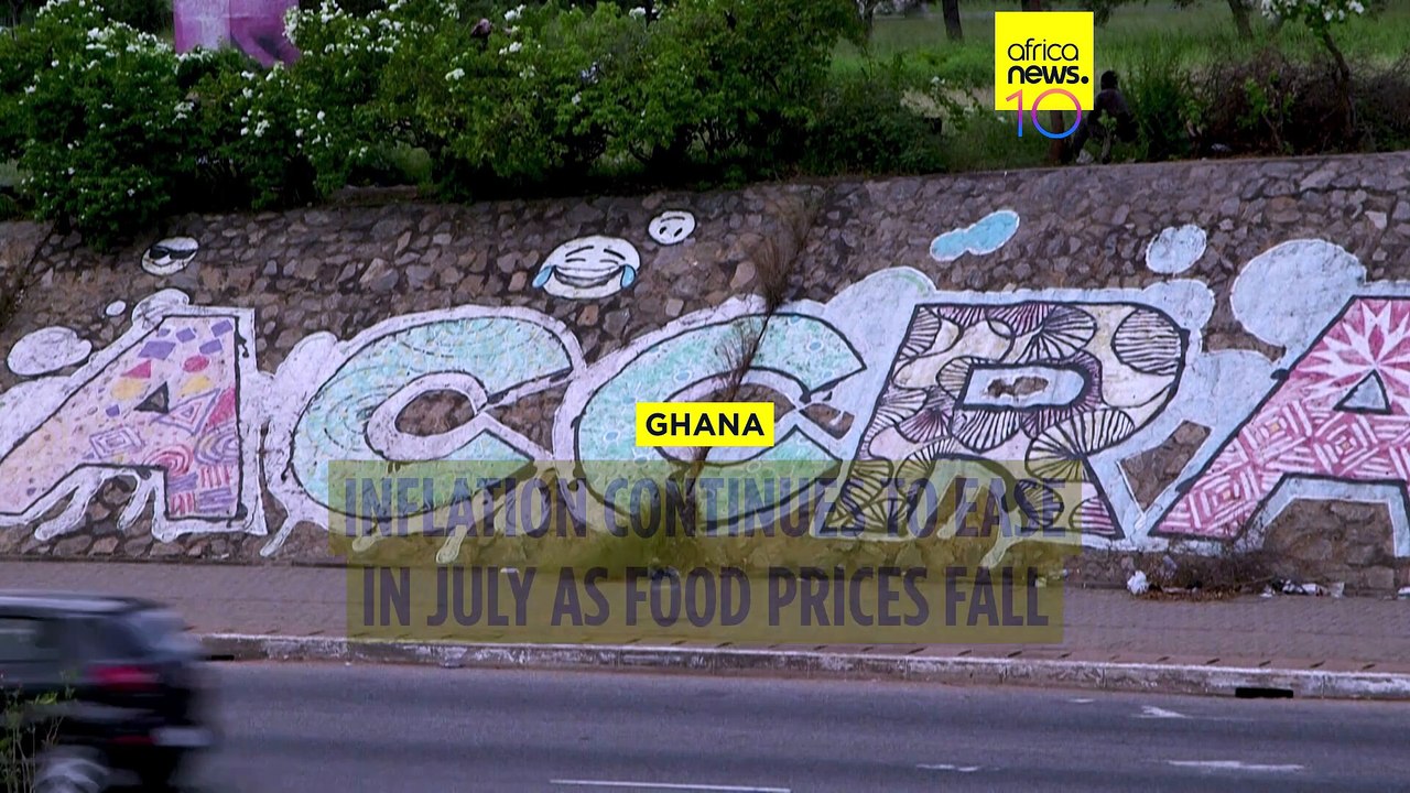 Ghana inflation continues to ease in July as food prices fall