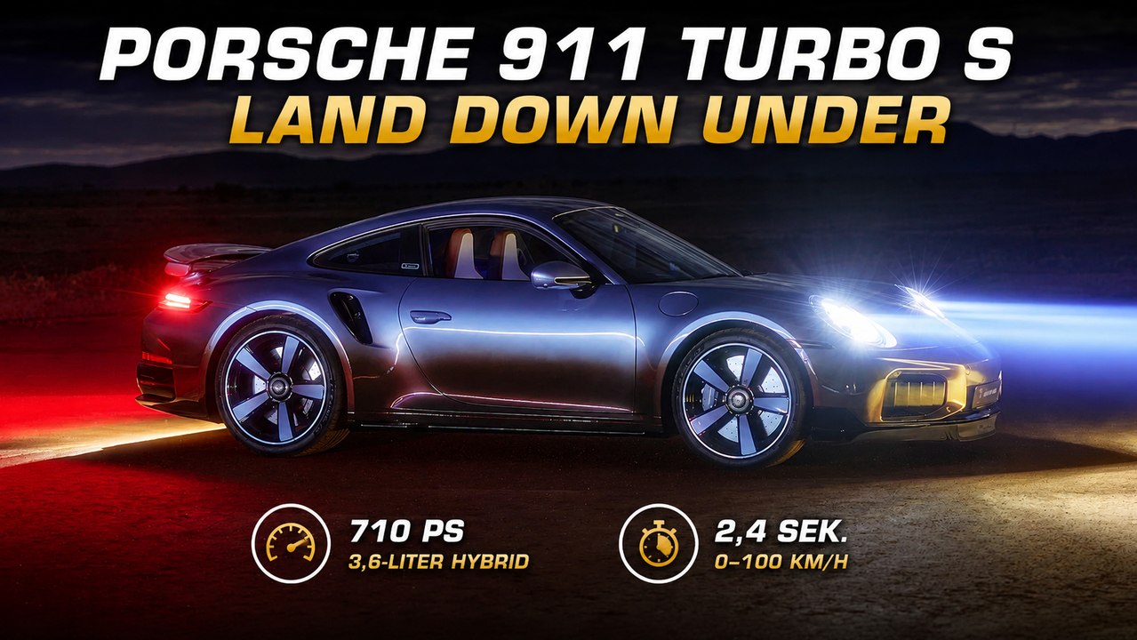 Porsche 911 Turbo S „Land Down Under“ – Einzelstück mit 710 PS