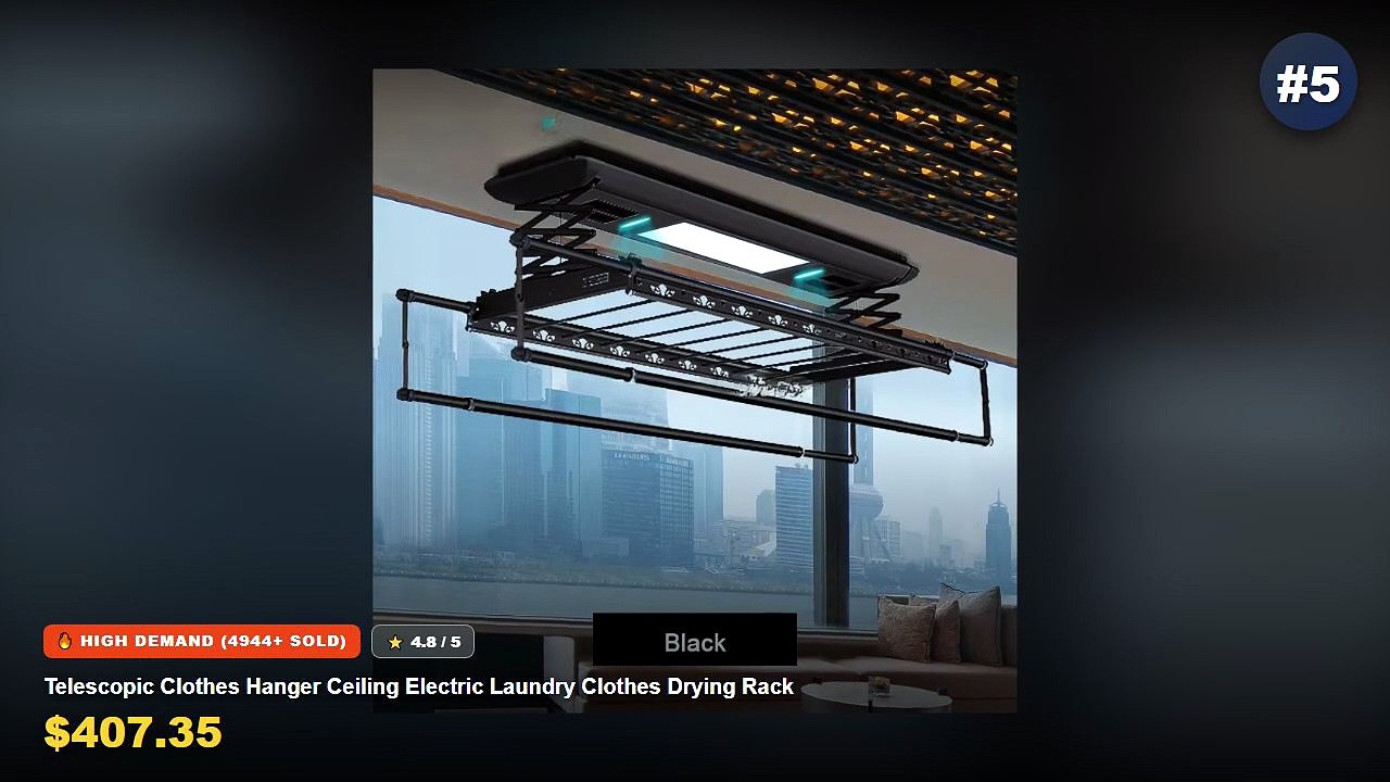 Don't Buy Retractable Ceiling Clothes Drying Ra...