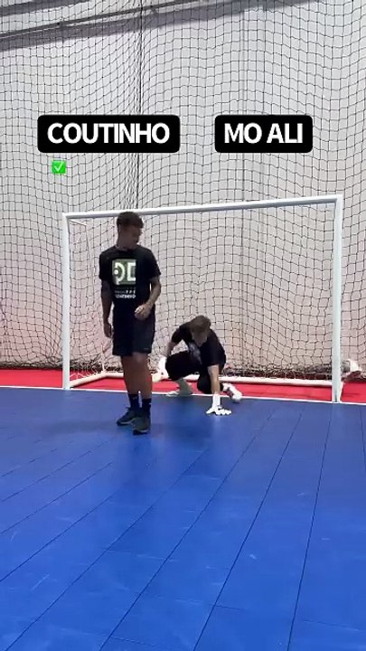 Coutinho 1 touch finishing challenge 🔥