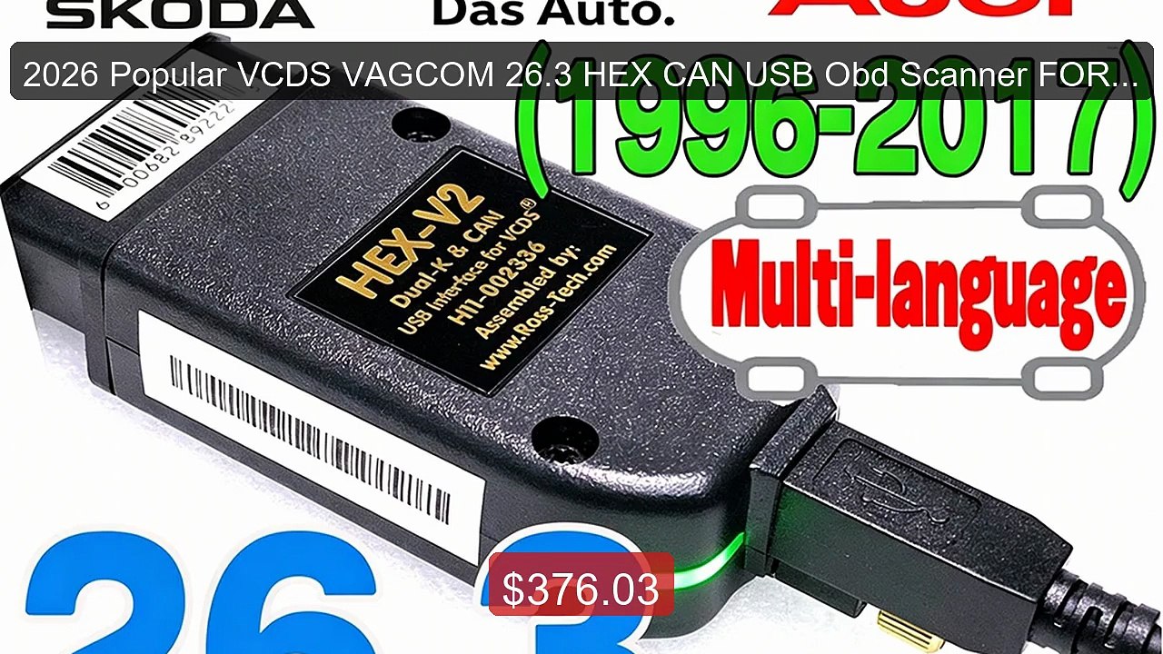 2026 Popular VCDS VAGCOM 26.3 HEX CAN USB Obd Scanner FOR VW AUDI ... -- Best Deal 2026 | Shop Now!