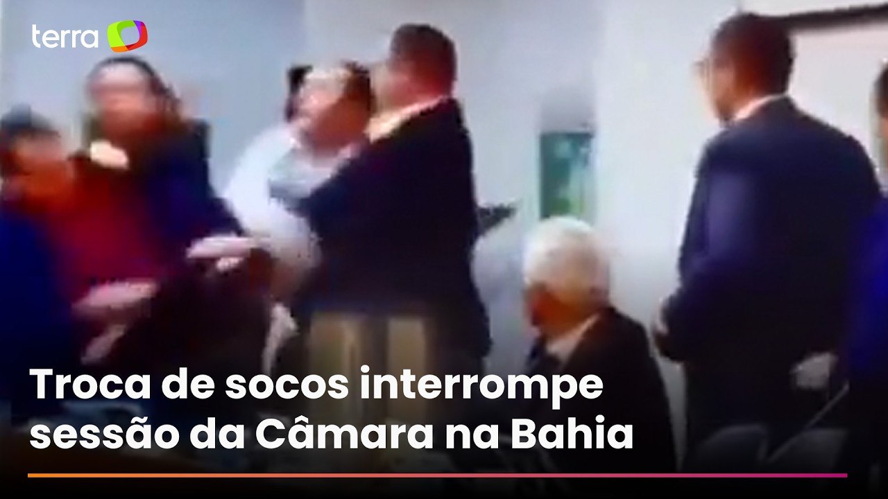 Sessão da Câmara é interrompida após briga entre vereadores no interior da Bahia; veja