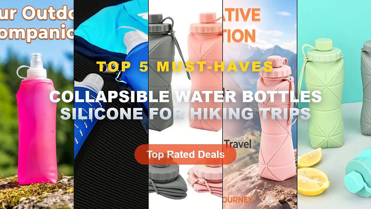 Don't Buy Collapsible Water Bottles Silicone For Hiking Trips Before Watching This! - Food Grade Silicone Collapsible Wa...