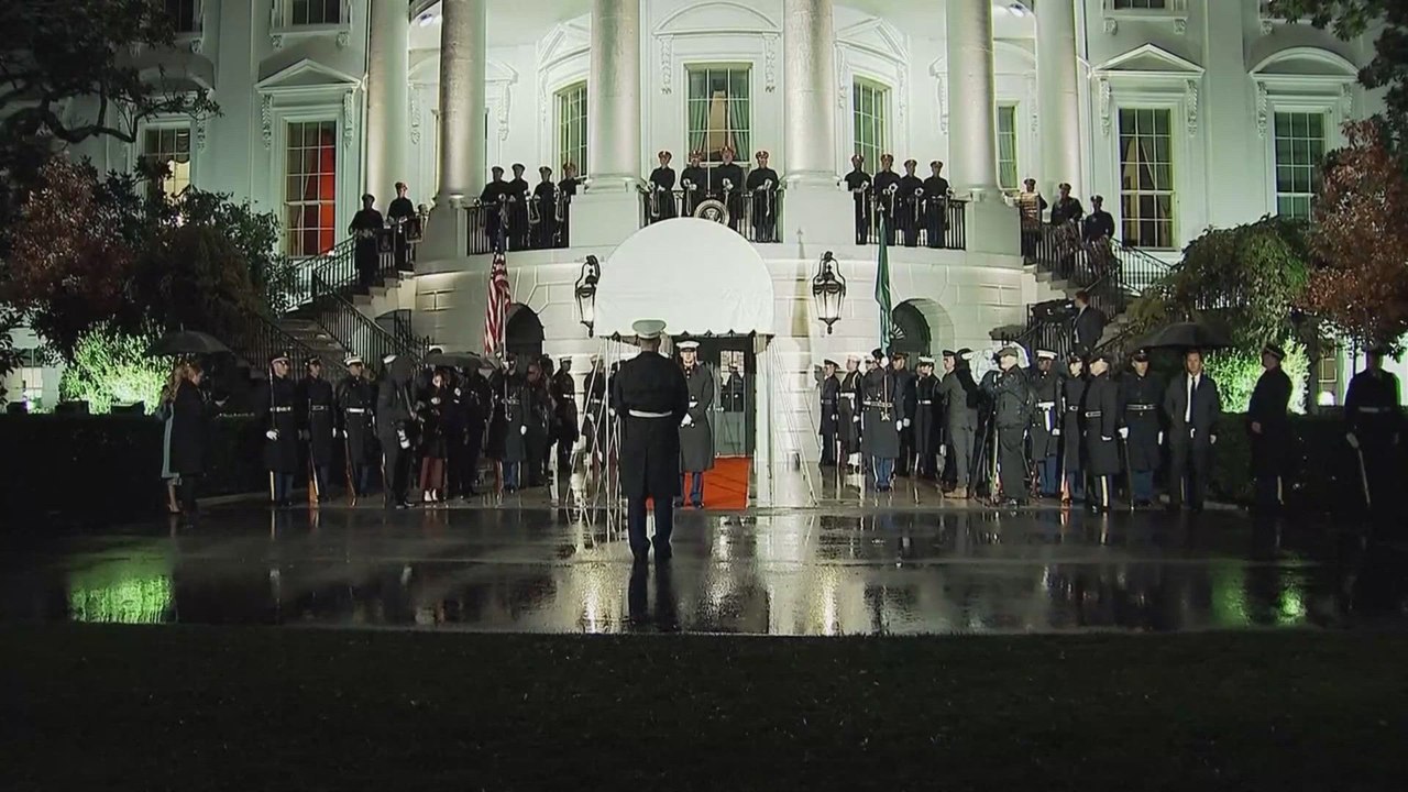 Trump welcomes Saudi Prince to the dinner in the White House