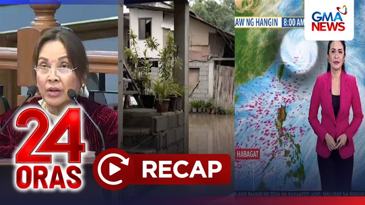 24 Oras: (Part 2) Update sa magiging lagay ng panahon; Lampas 5 talampakang baha sa Pangasinan; NBI — nasa abroad ang mag-inang Legarda, Leviste, atbp